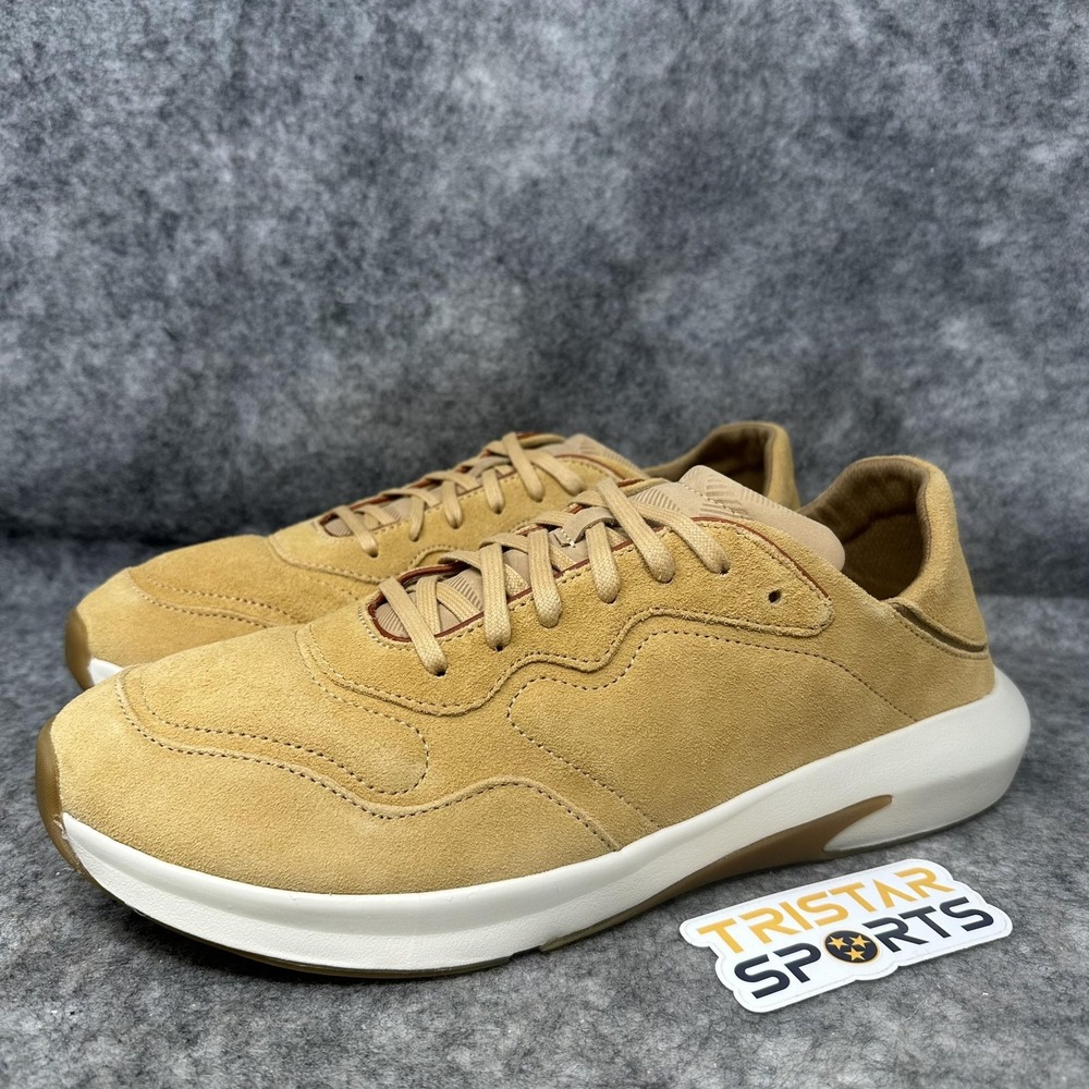 OluKai Koheo Shoes Mens Size 11.5 Golden Sand Comfort Casual Sneakers
